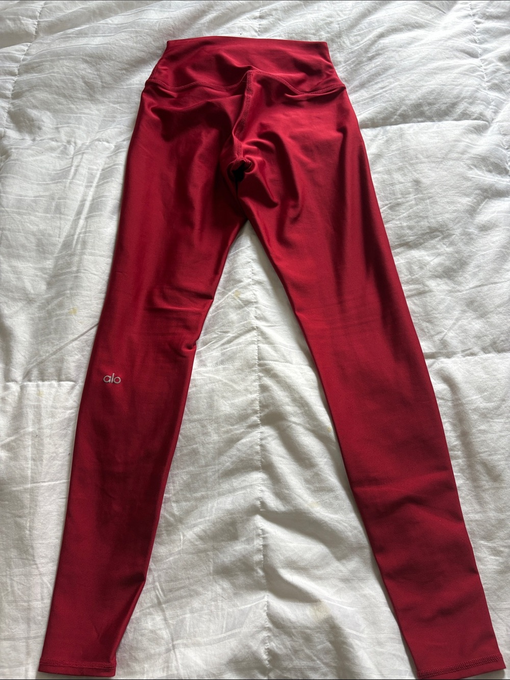 ALO Yoga Wine Red High-Rise Leggings - Picture 7 of 9